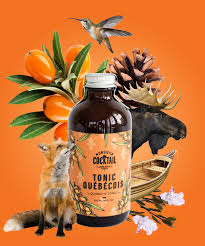 Tonic Quebecois Monsieur Cocktail Cocktails Graphic Design Packaging Tonic