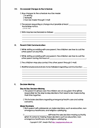 This is great for your kids, obviously. 4 Free Printable Forms For Single Parents Parenting Plan Worksheet Parenting Contract Parenting Plan