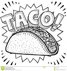 I could eat tacos every day of the week. Wonderful Image Of Taco Coloring Page Entitlementtrap Com Food Coloring Pages Taco Clip Art Taco Drawing