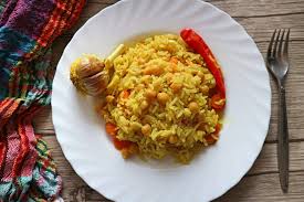 Plov Auf Usbekische Art Mit Kichererbsen Veganes Rezept Rezept Kichererbsen Rezepte Kichererbsen Rezepte