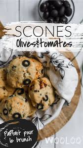 Scones Sales Aux Olives D Espagne Et Aux Tomates Sechees Wooloo Recipe Sweet Cakes Food Scones