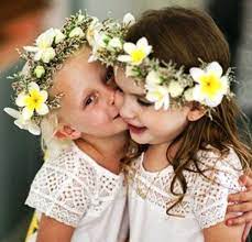 Girl S Yellow And White Flower Crowns Wedding Wedding Flower Girl Flower Girl Daffodil Wedding
