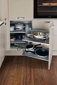 4 Large Storage Baskets With Anti Slip Coating And Solid Base Can Be Used In Corner Base Or Tower Corner Storage Kitchen Storage Units Kitchen Corner Storage