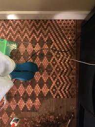 This is where my penny floor template will help you with this project. This Diy Floor Was Made Out Of Pennies