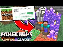Minecraft now uses a more recent version of java. How To Download Minecraft 1 17 Caves Cliffs Update Addon For Free Minecraft Bedrock Edition Youtube