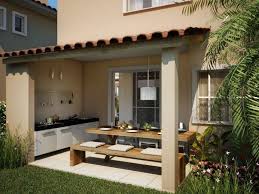 Die Perfekte Gartenkuche Bauen 70 Bilder Und Ideen Fur Ihre Eigene Sommerkuche Outdoorkuche Churrasqueira Aussenk Garten Kuche Terassenideen Holzesstische