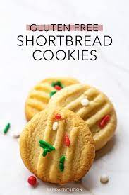 They taste like chinese almond cookies! Gluten Free Shortbread Cookies Recipe With Almond Flour Randa Nutrition Recipe Gluten Free Shortbread Cookies Christmas Baking Recipes Gluten Free Christmas Cookies