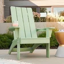 Modrn Glam Adirondack Chair Green Walmart Com In 2020 Adirondack Chair Green Adirondack Chairs Classic Chair