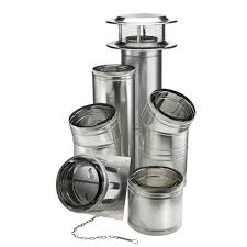 Palace Designs 10DCA-18 DuraVent DuraChimney II Pipe, 10 ...
