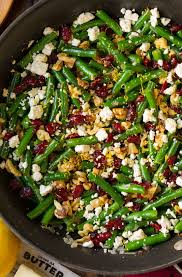 Then this recipe is perfect for you. Lemon Butter Green Beans With Cranberries Walnuts And Feta Cooking Classy