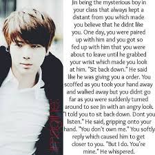 He'd be very sweet, considerate, . Jin Bangtan Boys And Bts Imagine Image Bts Imagine Bts Imagines Bts Texts