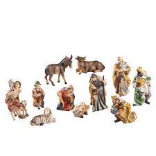 Nativity animals illustrations & vectors. Set Of Nativity Figurines 11 Pieces