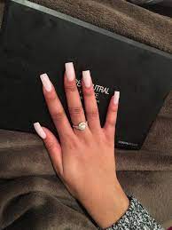 Baby Pink Square Nails Light Pink Acrylic Nails Pink Acrylic Nails Square Nails