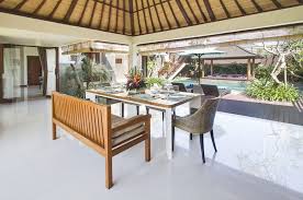 Classic accessories delridge round patio dining set cover available sizes: Villa Allegra Canggu Bali Indonesia
