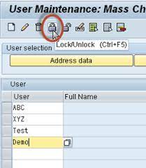 Use sm12 transaction to display all locked objects. How To Lock Su01 Unlock Su10 A Sap User