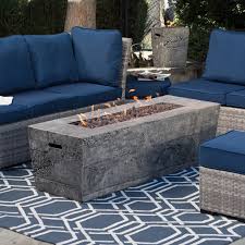 Belham Living Glacier Stone 60 In Fire Table Gas Firepit Gas Fire Pit Table Fire Pit Table
