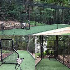 How To Build A Batting Cage For Your Backyard Batting Cage Backyard Indoor Batting Cage Batting Cages