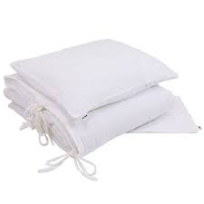 Un choix unique de lit bébé 120x60 disponible dans notre magasin. Parure De Lit Unie Bebe Junior Enfant Blanc Numero 74 L Little Home Fr