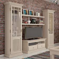 Regale wohnzimmer gunstig, sie sich von regale gestaltet auch label: Wohnwand Wohnzimmer Schrank Set Duett 2 Vitrinen Tv Schrank 2 Bucher Regale Duett Pinie Massiv Casamia Wohnen