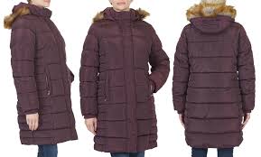 Coffee shop faux fur jacket. Cs By Coffee Shop Women S Hooded Puffer Jacket Size 2x Groupon