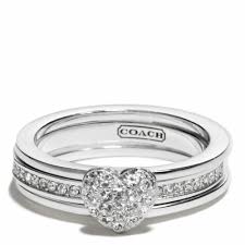 Rings Stacked Rings Pave Rings And Enamel Rings From Coach Jewelry Beautiful Jewelry Accessories