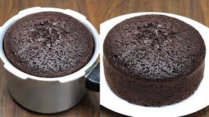 Chocolate Sponge Cake In Pressure Cooker Basic Sponge Cake Recipe Chocolate Cake Without Oven In 2020 Chocolate Recipes Chocolate Cake Recipe Sponge Cake Recipes