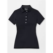 Peter Millar Womens Short Sleeve Button Polo