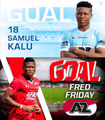He moved on loan to sparta rotterdam in january 2018. Kalu Scores In Gent Win Friday S Goal Rescues Alkmaar Complete Sports