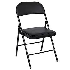 Shop wayfair for all the best padded folding chairs. Best Choice Products Set Of 4 Pu Leather Steel Folding Chairs Home Office Furniture Indoor Outdoor Bla Metal Folding Chairs Folding Chair Padded Folding Chairs