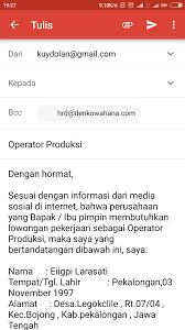 Wp orang pribadi (kategori orang yang tidak menjalankan usaha/buka wirausahawan) Cara Daftar Kerja Via Email Lowongankerjadipt Com