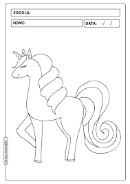 Check spelling or type a new query. 39 Desenhos De Unicornio Para Colorir Escola Educacao