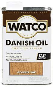 Watco 65141 Danish Oil Wood Finish Quart Golden Oak Walmart Com Walmart Com