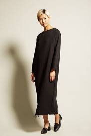 Black Crane Quilted Long Dress In Black With Images Dresses Fashion Minimalist Fashion