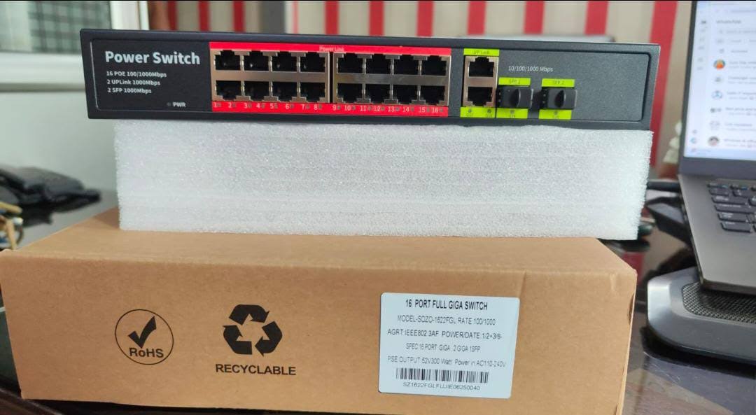 16 port poe switch product image