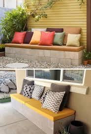 24 Uzasnych Napadov Ako Vyuzit Betonove Tvarnice Do Zahrady Alebo Domacnosti Betonsteine Sitzbank Garten Selber Bauen Garten