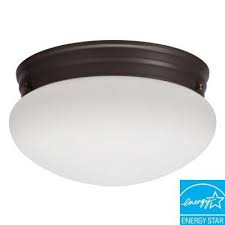 Lithonia Lighting Essentials 1 Light Bronze Fluorescent Ceiling Light 10976 Bz M4 The Home Depot Ceiling Lights Lithonia Lighting Lithonia