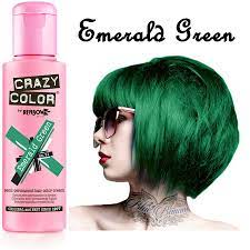 Hair colorful green hair colors coloured hair dye my hair blue hair girl with green hair emerald green hair lilac hair gray hair. Crazy Color Semi Permanent Hair Color Cream 100ml Emerald Green 4pcs