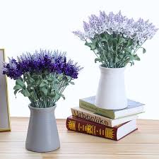 Turnmeon artificial flowers outdoor, 8 bundles faux flowers plants outdoor uv resistant greenery shrubs plants artificial fake flowers indoor outside hanging planter home garden decor(yellow). Windfall Lavender Artificial Flowers Outdoor Uv Resistant Flowers Plastic Fake Flowers Plants For Outside Artificial Flowers Faux Plants For Window Box Hanging Planter Home Porch Walmart Com Walmart Com