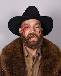 iatselocal212 Makeup Skills Showcase Part 2 These photos were from the  afternoon with our male models. Thanks so much to my younger brother  @emittcardinal2 (he/him) for pulling this rough cowboy character together