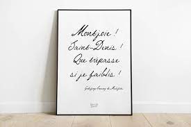 Que trépasse, si je faiblis!!!!! Montjoie Saint Denis Que Trepasse Si Je Faiblis Danstaquote