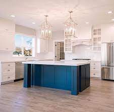 Pin By April Hendricks On Dream Home Interior Design Kitchen Blue Kitchen Decor Kitchen Design
