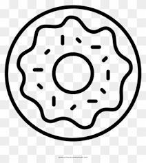 Also available for download are donut party printable, donut invitations, donut favor boxes. Donut Coloring Page Ausmalbilder Donuts Clipart Full Size Clipart 826868 Pinclipart