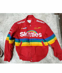 Subaru jacket black with piping. Skittles Racing Jacket Skittles Racing Red Bomber Jacket