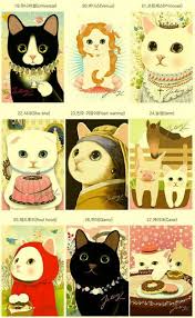 Many Meows Cat Art Cats Illustration Cute Cats