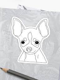 Chihuahua Drawing Sticker Perros Chihuahua Dibujos De Perros Fotos De Perros Chihuahua