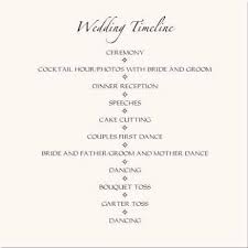 Image Result For Ceremony And Reception Flow Wedding Reception Program Wedding Timeline Wedding Reception Timeline