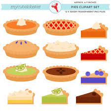 Pies Clipart Set Clip Art Set Of Pies Pumpkin Cherry Etsy In 2021 Cute Food Drawings Clip Art Art Set