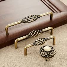 Multi Style Vintage Antique Bronze Cabinet Handles Hollow Out Birdcage Handles Drawer Knobs Wardrobe Door Pulls Furniture Handle Knob Emporium