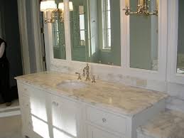 Granite countertops are an essential requirement of a modern home. Best Color For Granite Countertops And White Bathroom Cabinets With Layjao