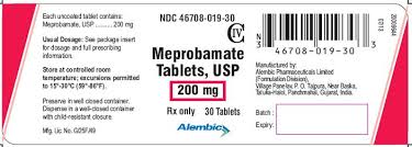 Image result for Meprobamate